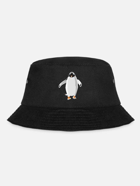 Pinguin - Bucket Hat - Schwarz