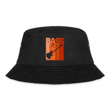 Bass Guitar Guitarist Band Music Music Instrument - Bucket Hat - black - Front - Lela (165cm)