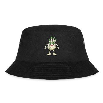 Fenchel - Bucket Hat - Schwarz - Vorne - Lela (165cm)