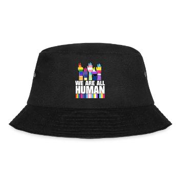 Niedlich LGBTQ Stolz - Bucket Hat - Schwarz - Vorne - Lela (165cm)