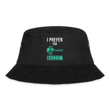 Bassist Bass Saying Gift Girlfriend - Bucket Hat - black - Front - Lela (165cm)