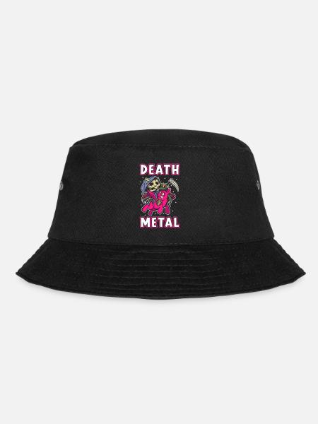 Death Metal Einhorn - Bucket Hat - Schwarz