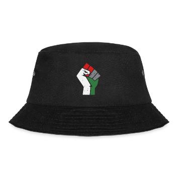 Freie Gaza Palästina Faust - Bucket Hat - Schwarz - Vorne - Lela (165cm)