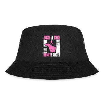 honey badger - Bucket Hat - black - Front - Lela (165cm)