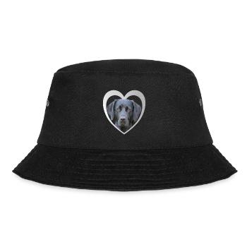 I Love my Labrador - Labrador Hunde - Bucket Hat - Schwarz - Vorne - Lela (165cm)