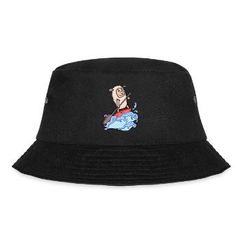 SUP - Stand Up Paddling Paddleboarding - Bucket Hat - Schwarz - Vorne - Lela (165cm)