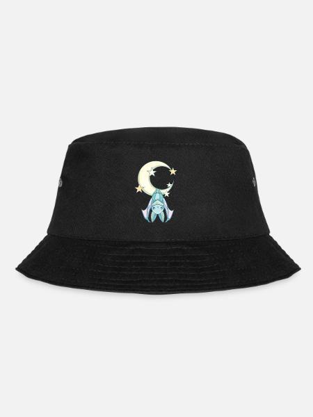 Nu Goth, Pastel Goth Aesthetic, Witchy Creepy Cute - Bucket Hat - Schwarz