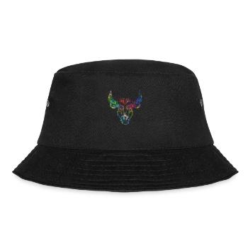 Psychedelic zodiac sign Taurus - Bucket Hat - black - Front - Lela (165cm)