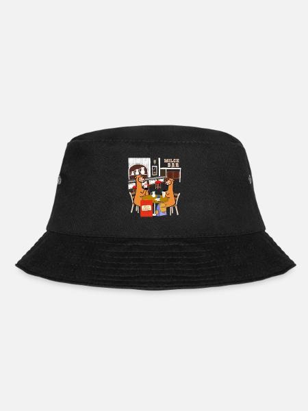 Milchbar Alpaka - Bucket Hat - Schwarz