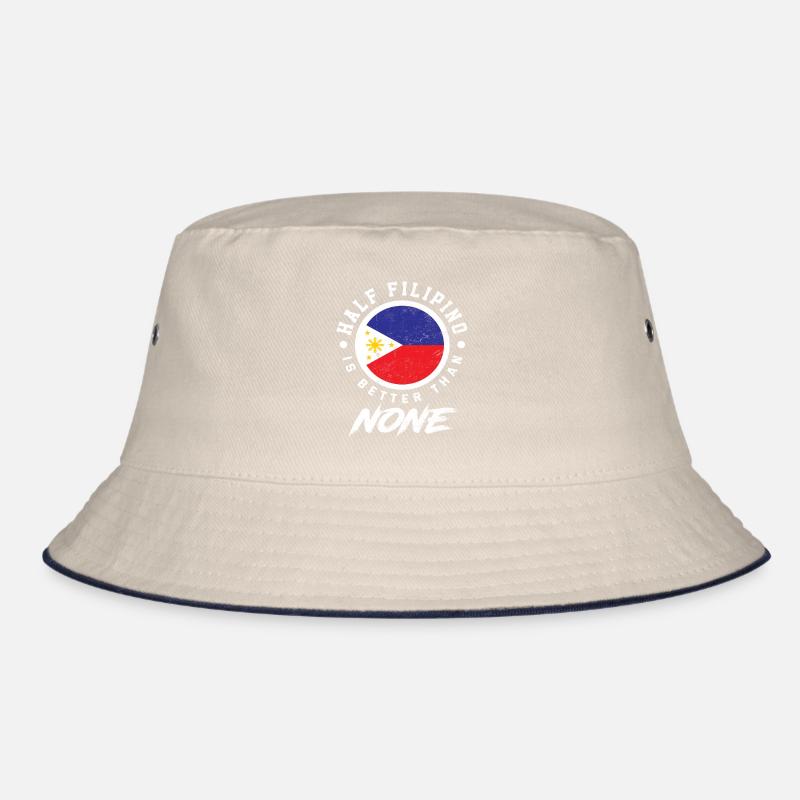 Philippines Origin Half Filipino Filipina Bucket Hat