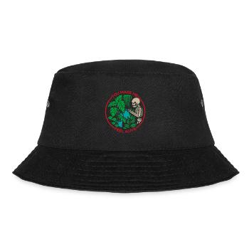 Feel alive Garten Gärtner Gartenarbeit Geschenk - Bucket Hat - Schwarz - Vorne - Lela (165cm)