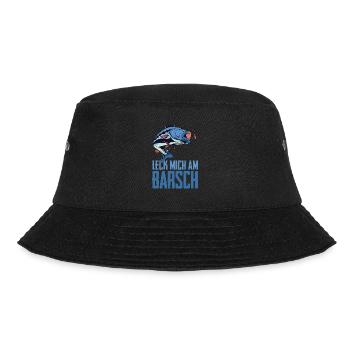 Angeln Barsch - Bucket Hat - Schwarz - Vorne - Lela (165cm)