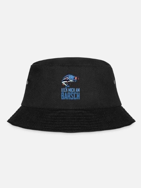 Angeln Barsch - Bucket Hat - Schwarz