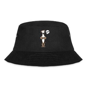 Sturer Galgo Espanol Hund lustig - Bucket Hat - Schwarz - Vorne - Lela (165cm)