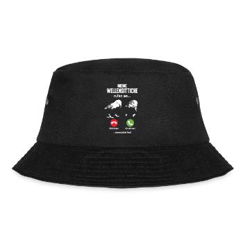 Meine Wellensittiche Rufen An Wellensittich Mama - Bucket Hat - Schwarz - Vorne - Lela (165cm)