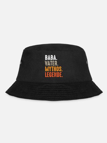 Baba Papa Türkei Vatertag bester Papa Geschenk - Bucket Hat - Schwarz
