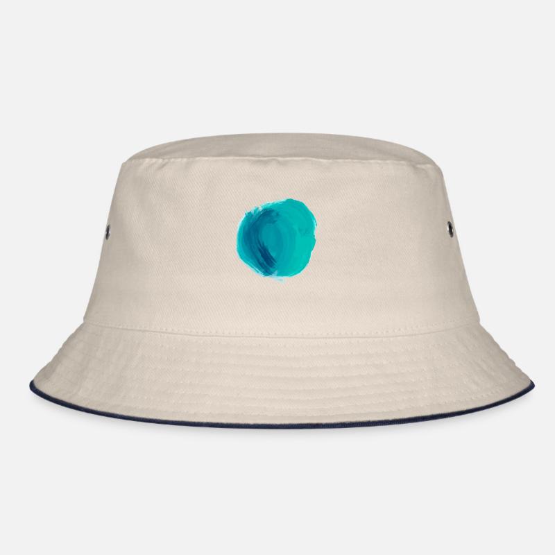Circle watercolor Bucket Hat