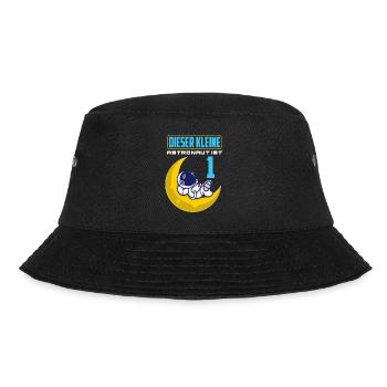 1. Geburtstag 1 Jahr Astronaut Weltraum Party - Bucket Hat - Schwarz - Vorne - Lela (165cm)