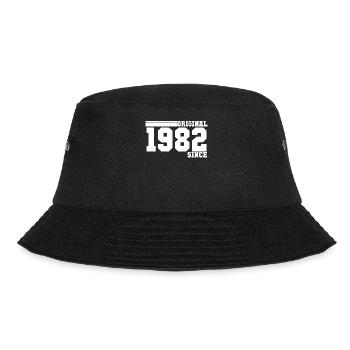 Vintage 1982 - Bucket Hat - Schwarz - Vorne - Lela (165cm)