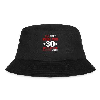 30. Geburtstag Mann Geburtstagfeier 30 Jahre - Bucket Hat - Schwarz - Vorne - Lela (165cm)