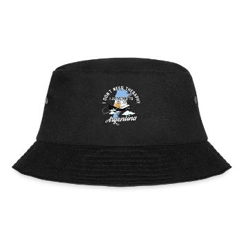 Argentina flag I Argentinan Souvenirs - Bucket Hat - Schwarz - Vorne - Lela (165cm)