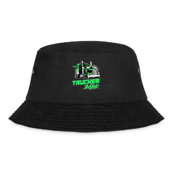 Lastwagen Fahrerin LKW-Fahrerin Trucker Frauen - Bucket Hat - Schwarz - Vorne - Lela (165cm)