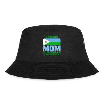 Djiboutian Mom Djibouti flag for Mother's Day - Bucket Hat - black - Front - Lela (165cm)