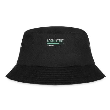 Buchhalter - Bucket Hat - Schwarz - Vorne - Lela (165cm)