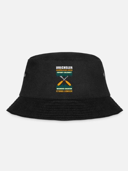 Drechsler Drechseln Drechslermeister Geschenk - Bucket Hat - Schwarz