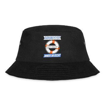 BADEMEISTER IMMER IM RECHT - Bucket Hat - Schwarz - Vorne - Lela (165cm)