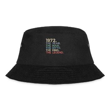 Millésime 1972 The Year Man Myth King Legend Retro - Bob - noir - Devant - Lela (165cm)