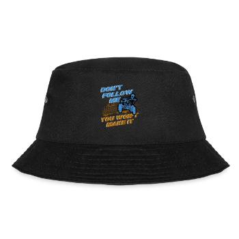 Folgen Sie mir nicht ATV Quad Offroad Motorsport Geschenk - Bucket Hat - Schwarz - Vorne - Lela (165cm)