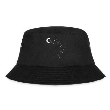 Mond und Sterne - Bucket Hat - Schwarz - Vorne - Lela (165cm)