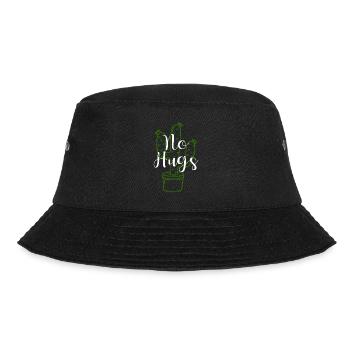 No Hugs Distance Cactus - Bucket Hat - black - Front - Lela (165cm)
