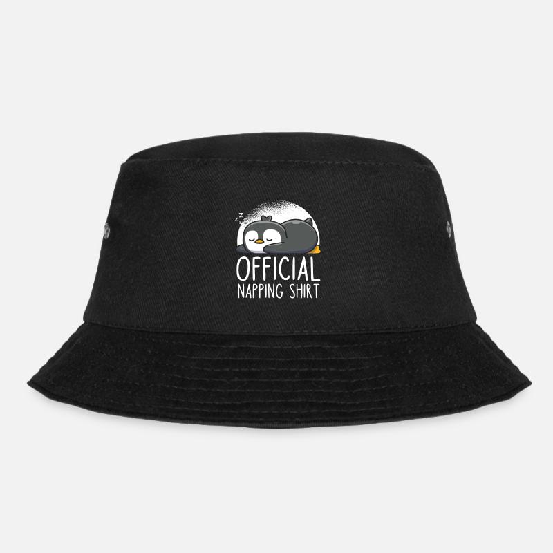 Offizielles Schlafshirt Pinguin - Bucket Hat - Schwarz