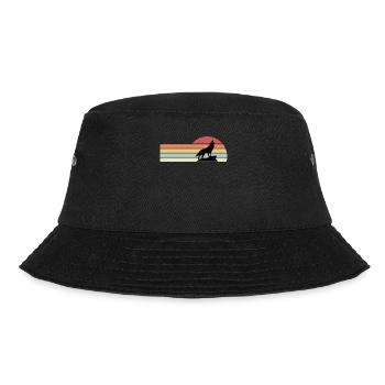 Wolf Rudel Tier Wölfe - Bucket Hat - Schwarz - Vorne - Lela (165cm)
