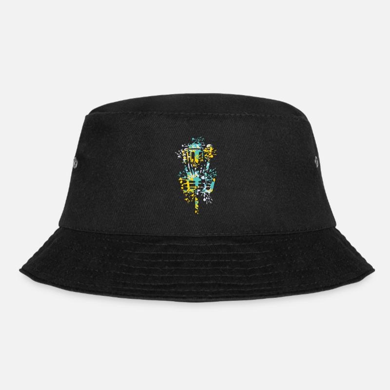 Disc golf Frisbee - Bucket Hat - Schwarz