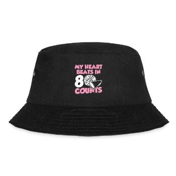 spruch cheerleading - Bucket Hat - Schwarz - Vorne - Lela (165cm)