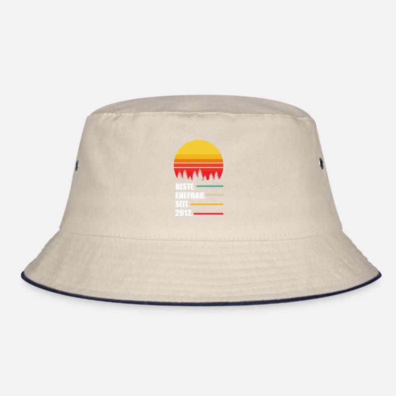 Beste Ehefrau seit 2012 9. Hochzeitstag Geschenk Bucket Hat