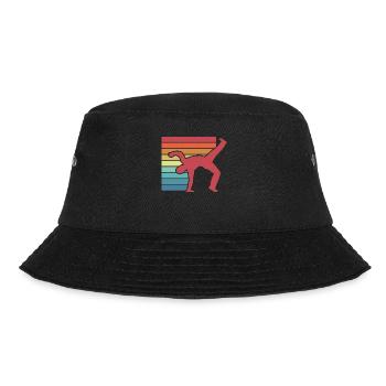 Capoeira Kampfkunst Kampfsport - Bucket Hat - Schwarz - Vorne - Lela (165cm)