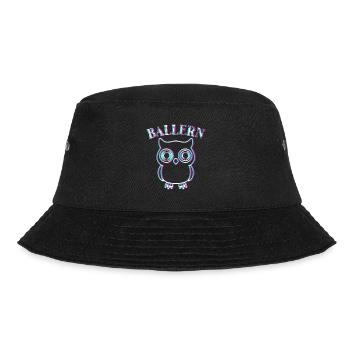 Hardstyle Hardtech Techno Music Festival Party - Bucket Hat - black - Front - Lela (165cm)