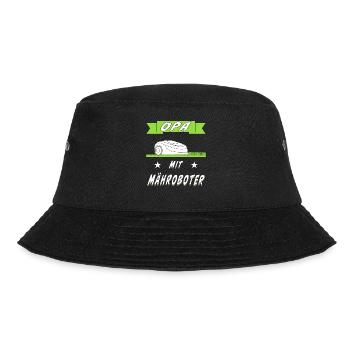 RASENROBOTER RASEN MÄHEN - Bucket Hat - Schwarz - Vorne - Lela (165cm)