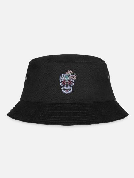Mexikanischer Schädel - Bucket Hat - Schwarz