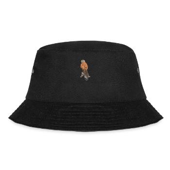 Kestrel I Bird of Prey Pickling Motif for Falconers - Bucket Hat - black - Front - Lela (165cm)
