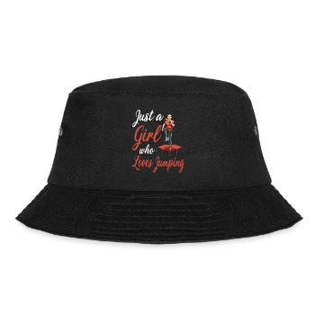 Jumping Trampolin Trendsport Fitness Damen Sport - Bucket Hat - Schwarz - Vorne - Lela (165cm)