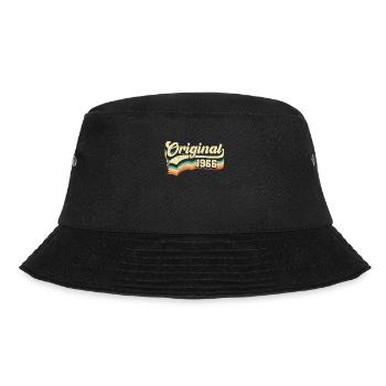 55. Geburtstag Geschenk Original Jahrgang 1966 - Bucket Hat - Schwarz - Vorne - Lela (165cm)