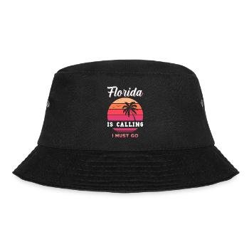 Florida - Bucket Hat - Schwarz - Vorne - Lela (165cm)