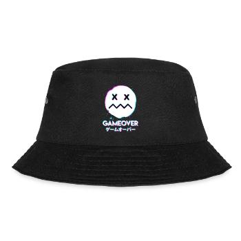Game over Acid Techno Musik Japan - Bucket Hat - Schwarz - Vorne - Lela (165cm)