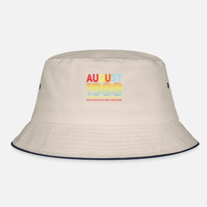 August 1988 Geschenkidee Bucket Hat
