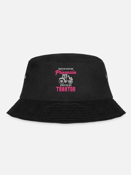 Vergiss die Kutsche diese Prinzessin kommt mit dem - Bucket Hat - Schwarz